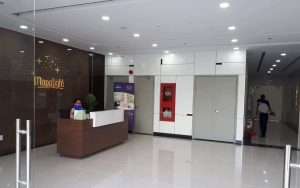 Sảnh đón tiếp cư dân tại Moonlight Residences Thủ Đức