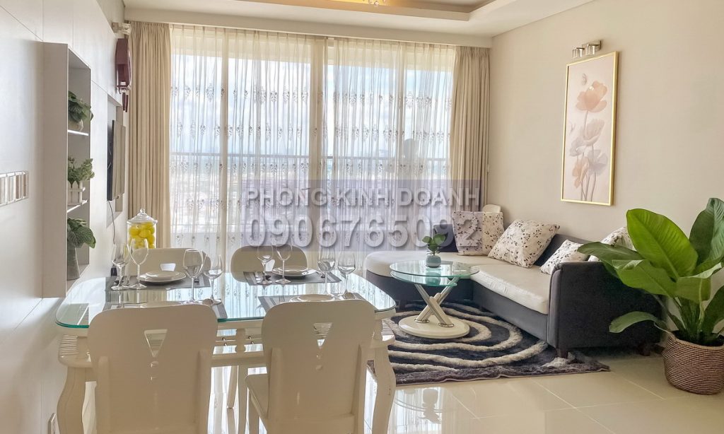 Thảo Điền Pearl cho thuê 2 phòng ngủ lầu 20 toà B đủ nội thất view q1