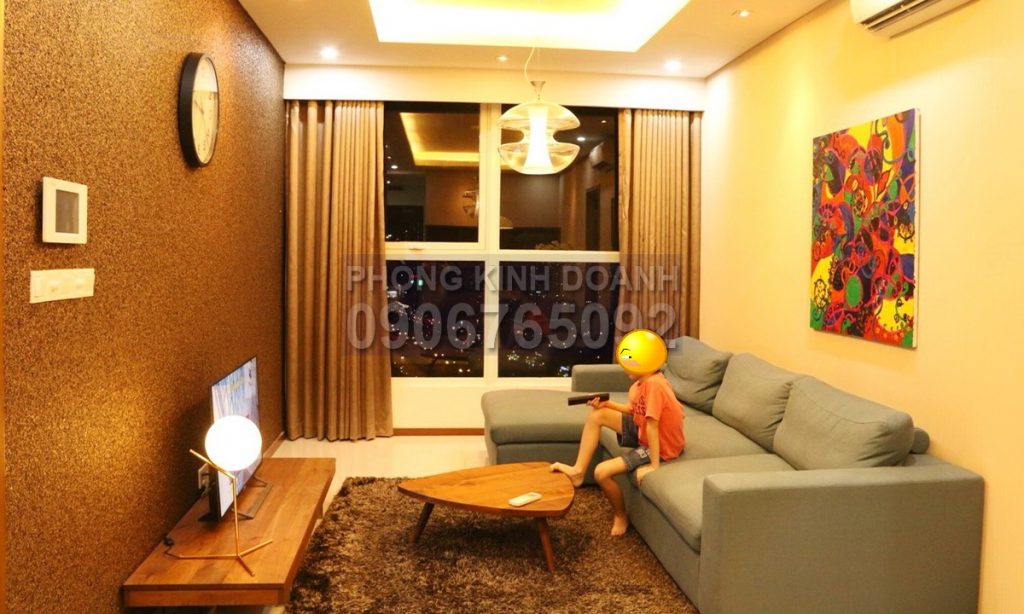 Căn hộ Thảo Điền Pearl cho thuê 2 phòng ngủ lầu cao đủ nội thất view mát