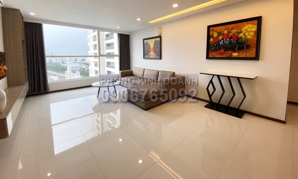 Cho thuê Thảo Điền Pearl 3 phòng ngủ lầu cao nội thất đẹp view sông mát