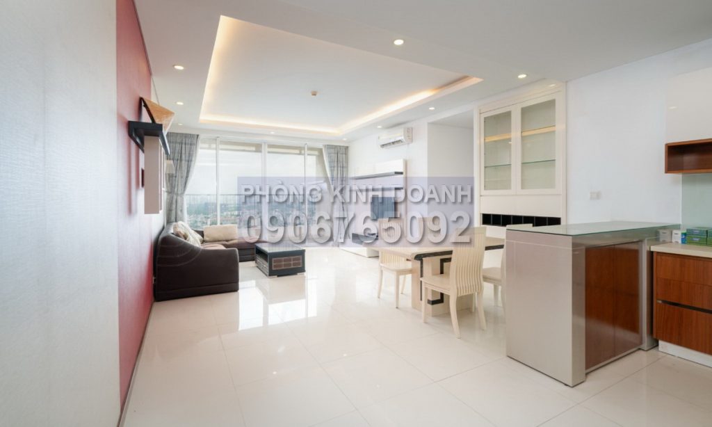 Thảo Điền Pearl cho thuê căn 2 phòng ngủ lầu cao có nội thất view L81 – sông