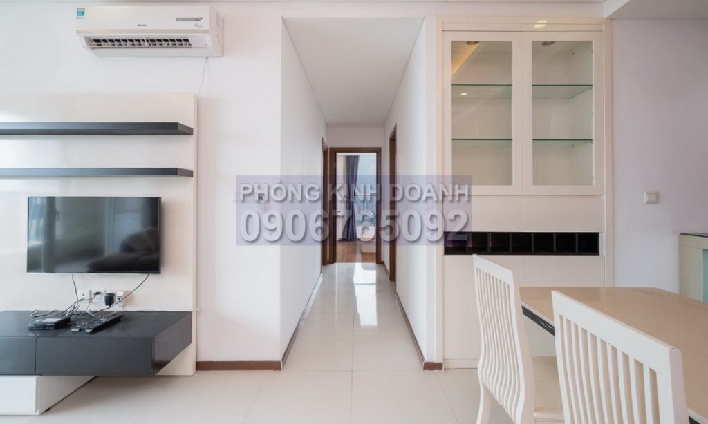 Thảo Điền Pearl cho thuê căn 2 phòng ngủ lầu cao có nội thất view L81 – sông