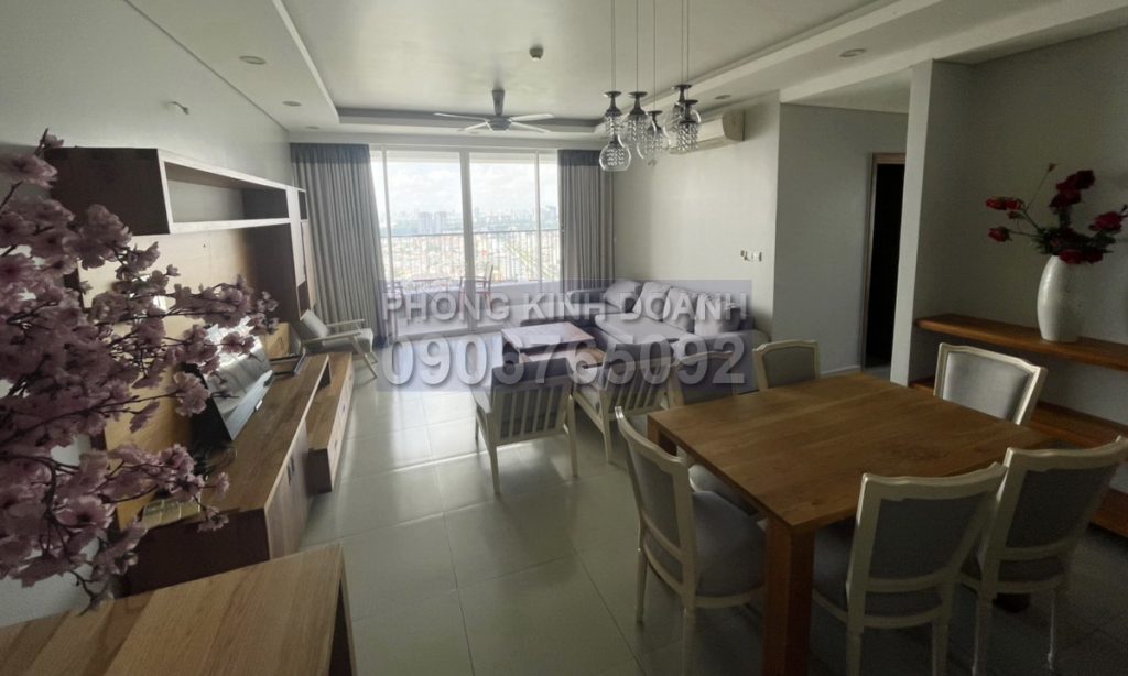 Thảo Điền Pearl cho thuê căn hộ 2 phòng ngủ lầu cao nội thất cao cấp view L81