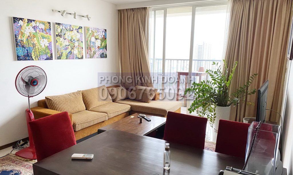 Cho thuê Thảo Điền Pearl 2 phòng ngủ lầu cao nội thất đầy đủ view sông đẹp