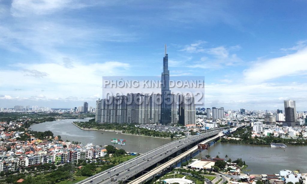 Cho thuê Thảo Điền Pearl căn 1 phòng ngủ lầu cao đủ nội thất view L81 – sông