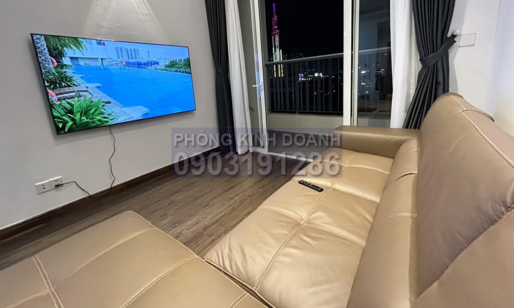 Cho thuê căn hộ Thảo Điền Pearl 2 phòng ngủ nội thất đẹp toà B view L81