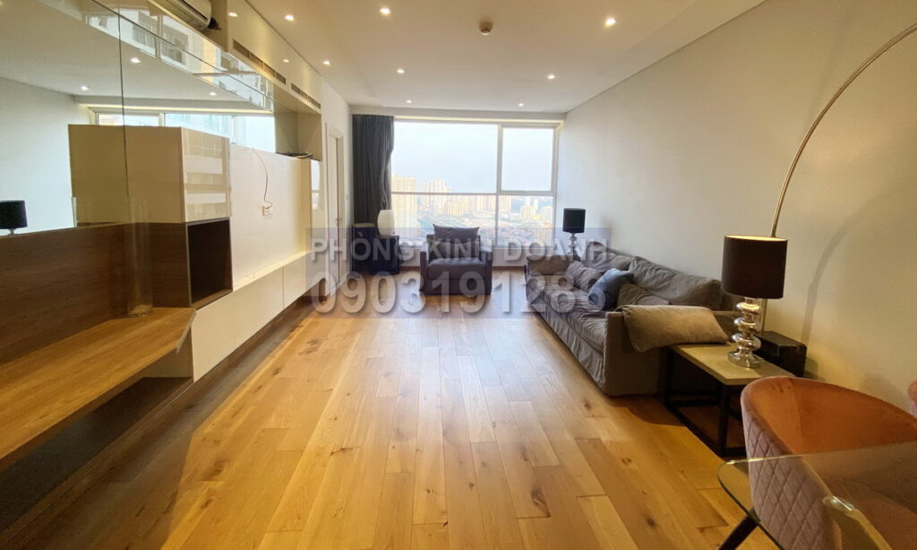 Căn hộ Thảo Điền Pearl cho thuê 2 phòng ngủ lầu cao nhà đẹp view sông